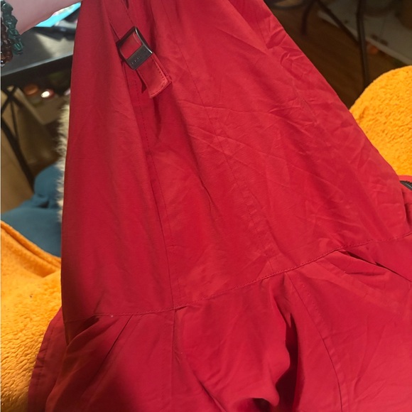 Canada Goose Red Kids Puffer Jacket with Fur Hood - Picture 7 of 8